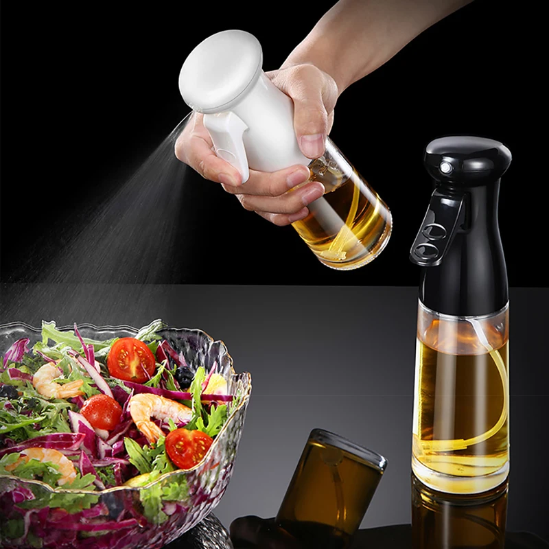 Kitchen Glass Baking Set - 200ml แก้วน้ํามันมะกอก Sprayer ครัวทําอาหารเบเกอรี่น้ํามันน้ําส้มสายชู Mist Sprayer