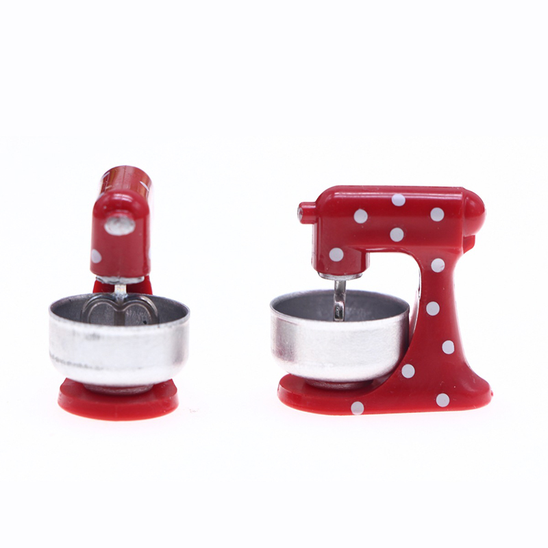 Kitchen Baking Storage - (.) 1:12 DIY บ้านตุ๊กตาจิ๋วอุปกรณ์เสริมบ้านตุ๊กตาจำลองเครื่องผสมอาหารของเล่นบ้านตุ๊กตาขนาดเล็กตกแต่งห้องครัว