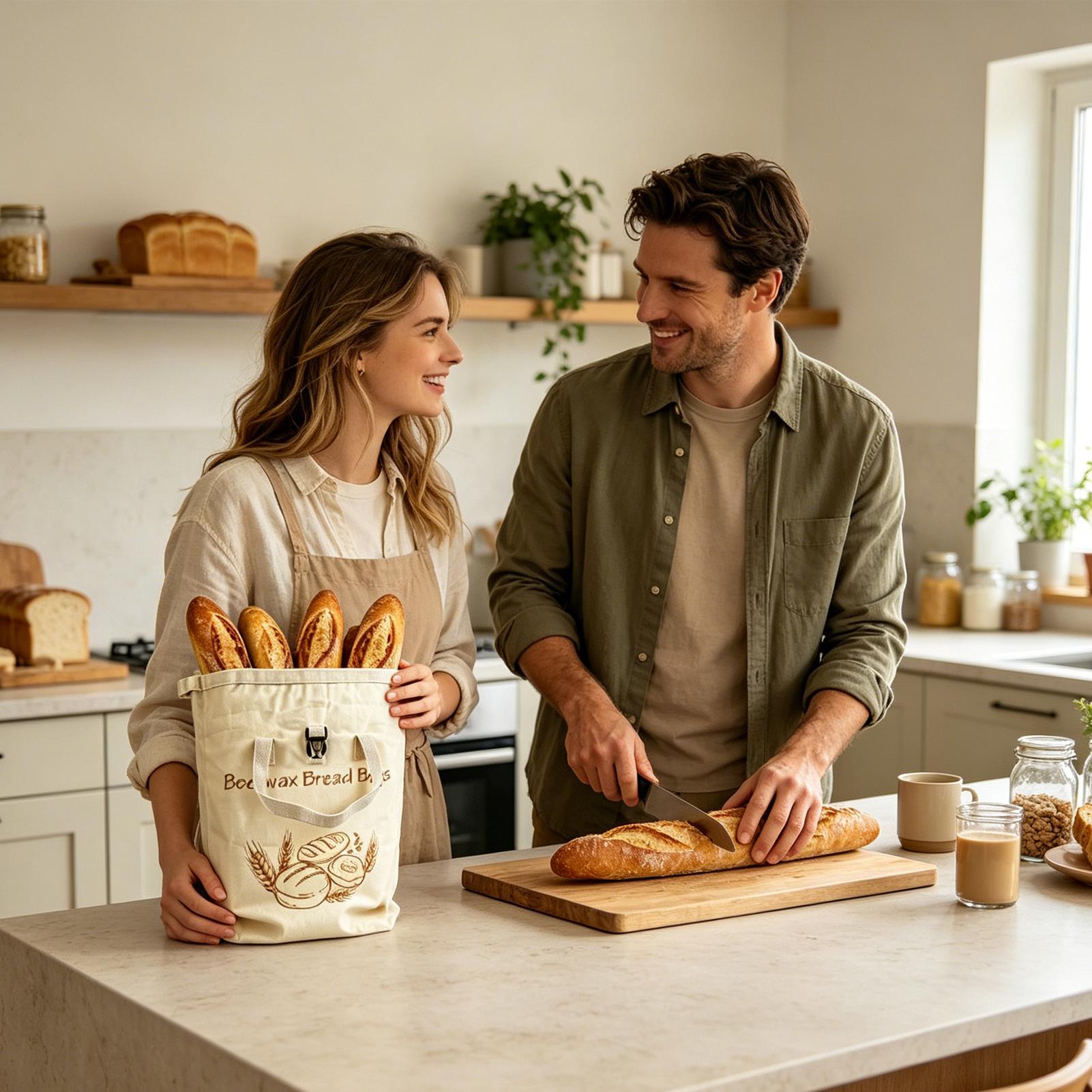 Kitchen Baking Storage - ถุงใส่แป้งซาวโดว์อเนกประสงค์ ถุงเก็บแป้งซาวโดว์แบบใช้ซ้ำได้ สำหรับช่างทำขนม ผู้ที่รักการทำอาหาร ผู้ที่สนใจงานอดิเรก และการเดินทาง