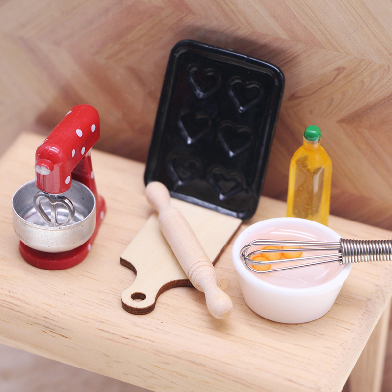 (.) 1:12 DIY บ้านตุ๊กตาจิ๋วอุป - Kitchen Baking Storage บทวิจารณ์และราคา