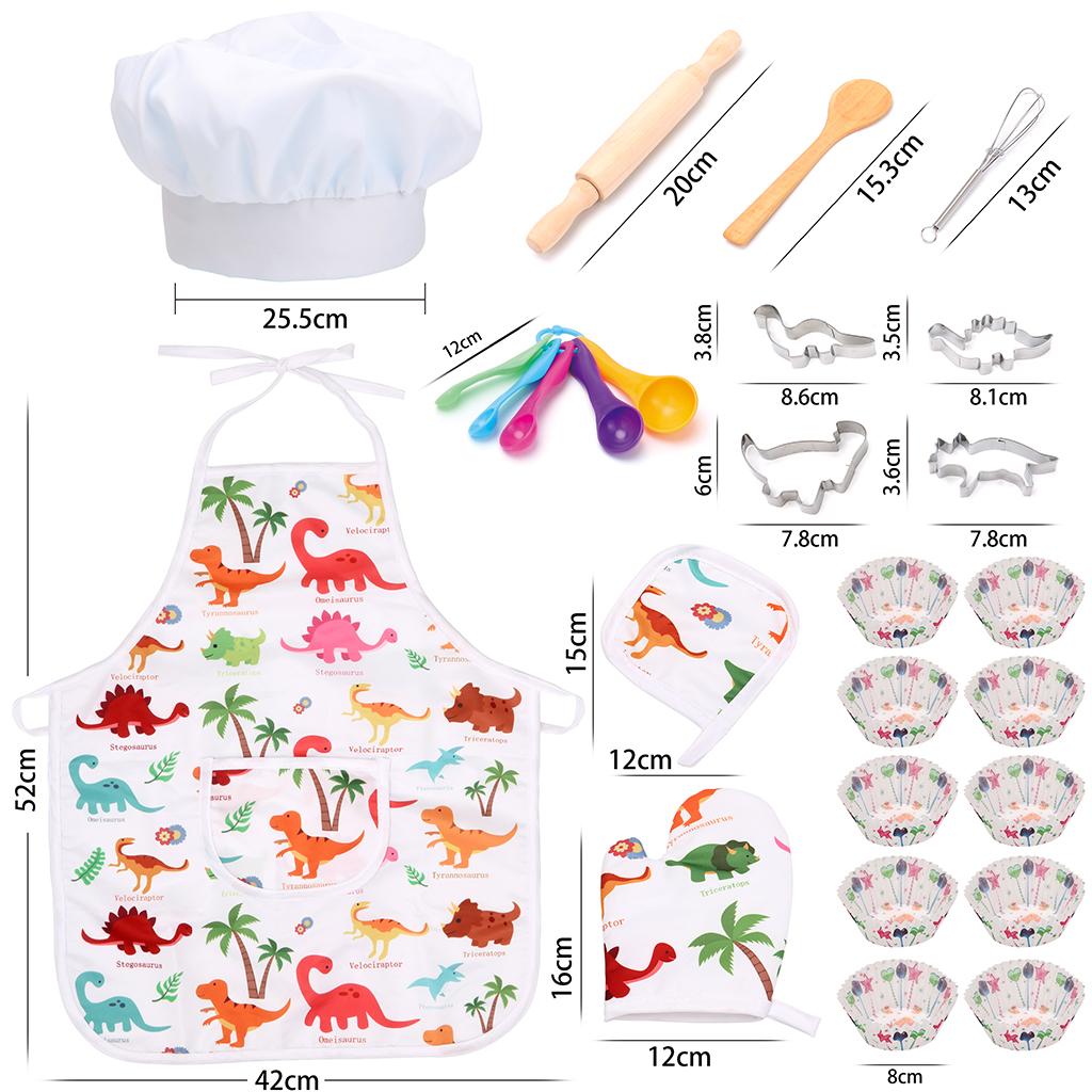 ชุดเครื่องแต่งกายเชฟเด็ก 25 ชิ - Kitchen Kids Baking Set บทวิจารณ์และราคา