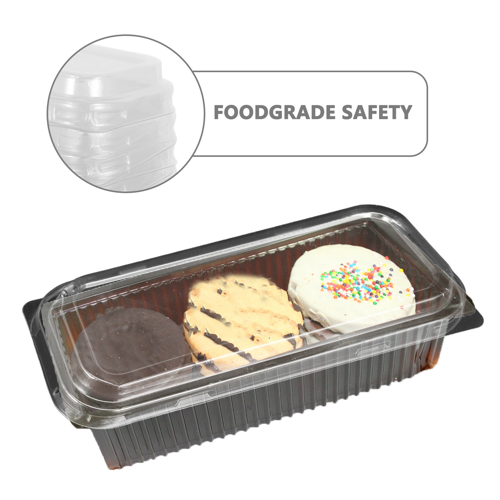 ฝาปิดพลาสติกสำหรับอบขนมปัง 50  - Kitchen Baking Tools บทวิจารณ์และราคา