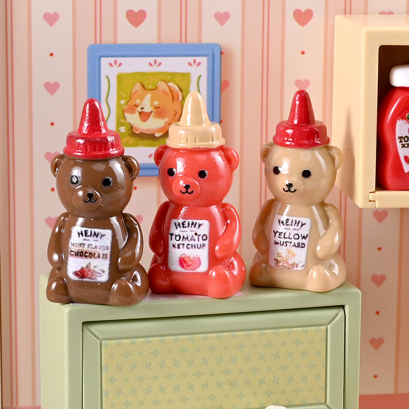 ขวดแยมหมีน้อยจำลอง 10 ชิ้น ขนา - Kitchen Baking Storage บทวิจารณ์และราคา