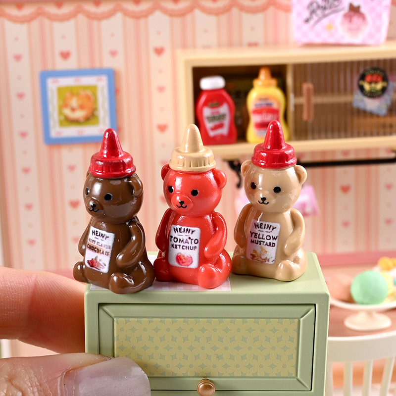 ขวดแยมหมีน้อยจำลอง 10 ชิ้น ขนา - Kitchen Baking Storage บทวิจารณ์และราคา