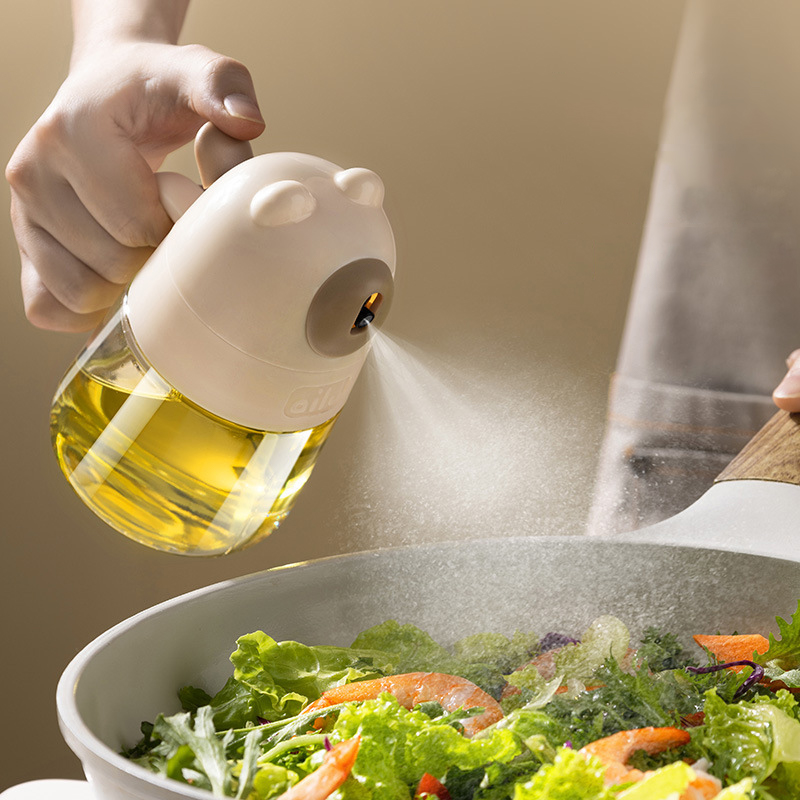 ขวดสเปรย์น้ำมันแบบกด ขวดน้ำมัน - Kitchen Glass Baking Set บทวิจารณ์และราคา