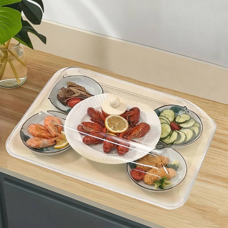 WORTHBUY ฝาครอบอาหารพลาสติกแบบ - Kitchen Baking Storage บทวิจารณ์และราคา