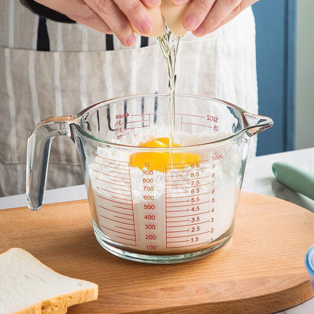 ชุดถ้วยตวง 3 ชิ้น ถ้วยตวงแก้วห - Kitchen Glass Baking Set บทวิจารณ์และราคา