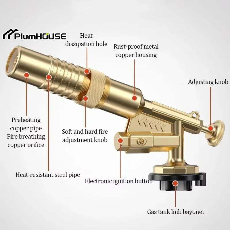 หัวเชื่อมแก๊ส หัวพ่นไฟ หัวพ่นแ - Kitchen Baking Torch บทวิจารณ์และราคา