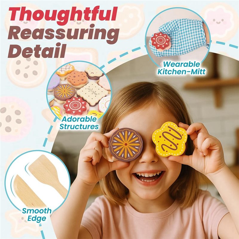 WOWFU-ชุดของเล่นทำอาหารคุกกี้ไ - Kitchen Kids Baking Set บทวิจารณ์และราคา