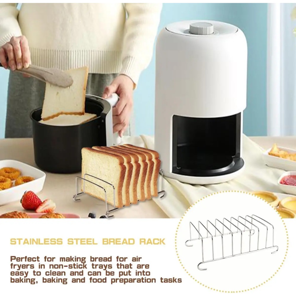 ชั้นวางขนมปังสแตนเลส ชั้นวางเข - Kitchen Baking Pan Storage บทวิจารณ์และราคา