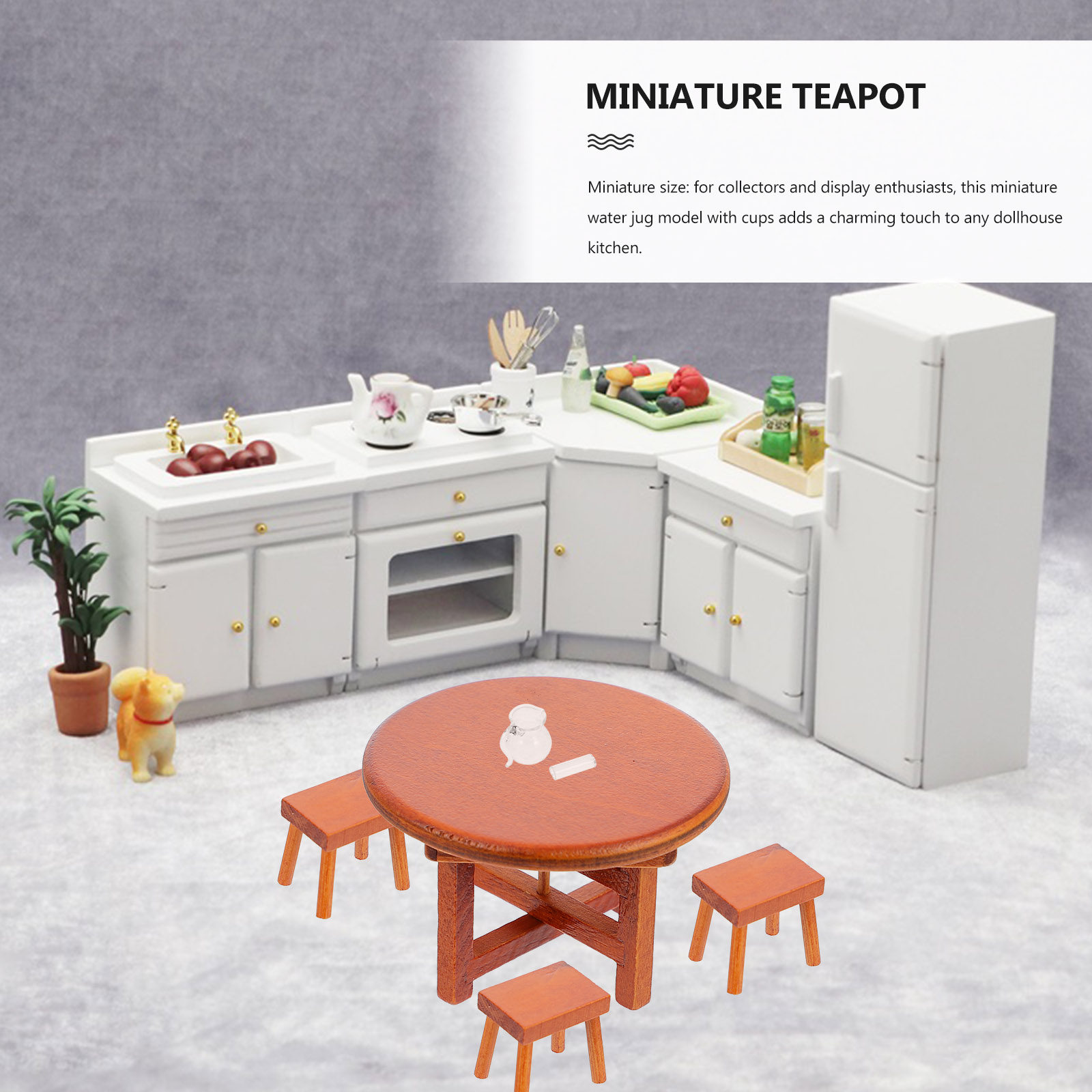 1 ชุดเหยือกน้ำขนาดเล็กจิ๋วและช - Kitchen Glass Baking Set บทวิจารณ์และราคา