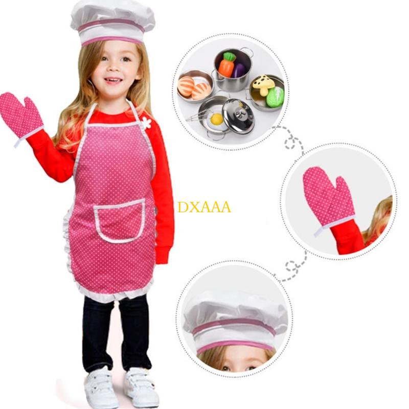 ชุดเชฟ DXAA ชุดเด็กทำอาหารและช - Kitchen Kids Baking Set บทวิจารณ์และราคา