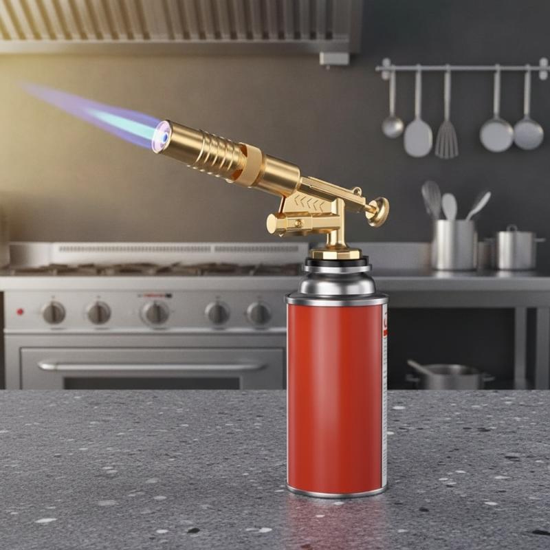 หัวเชื่อมแก๊ส หัวพ่นไฟ หัวพ่นแ - Kitchen Baking Torch บทวิจารณ์และราคา