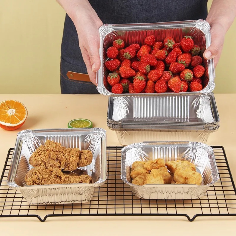 ถาดฟอยล์อะลูมิเนียมแบบใช้แล้วท - Kitchen Baking Pan Storage บทวิจารณ์และราคา