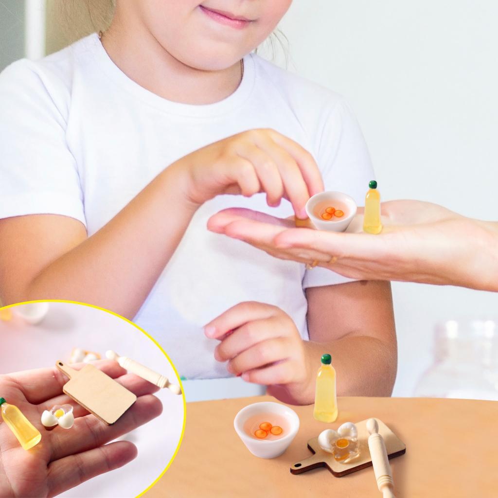 ชุดครัวจิ๋วสำหรับบ้านตุ๊กตา ขน - Kitchen Kids Baking Set บทวิจารณ์และราคา